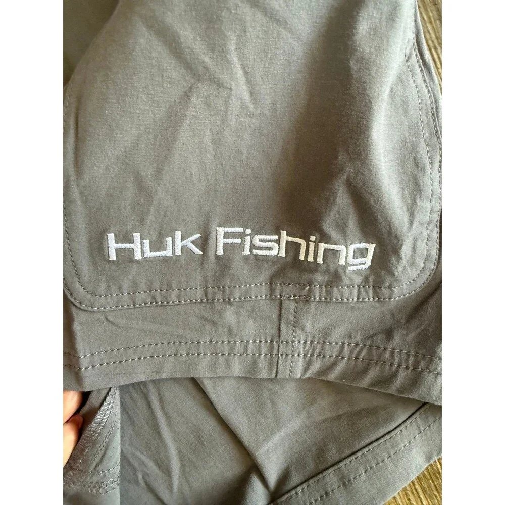 Men’s Huk Next Level 7” Shorts Sz. XXL Grey